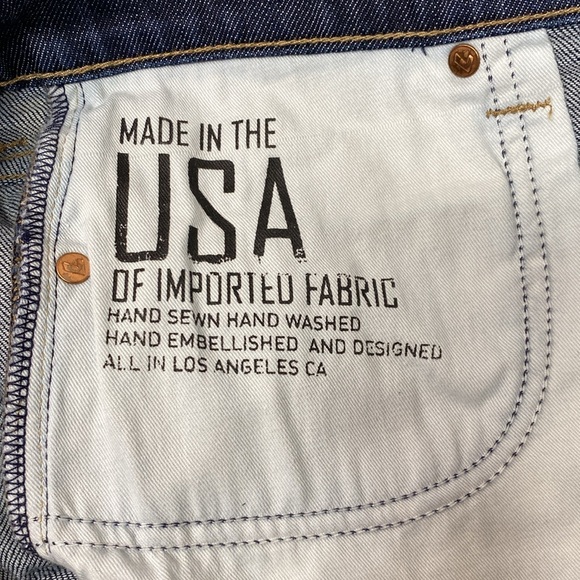 7 For All Mankind Button Fly Standard Fit Jeans - Picture 8 of 11